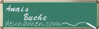 Anais Buche Visitenkarte